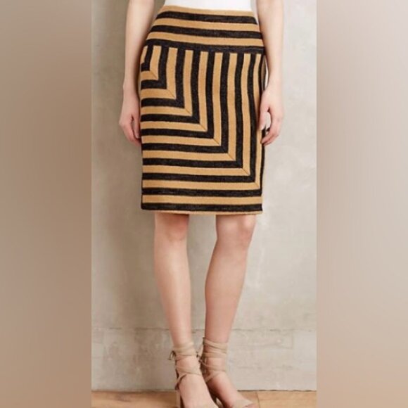 Eva Franco Anthropologie The Angler Pencil Skirt - Picture 1 of 10